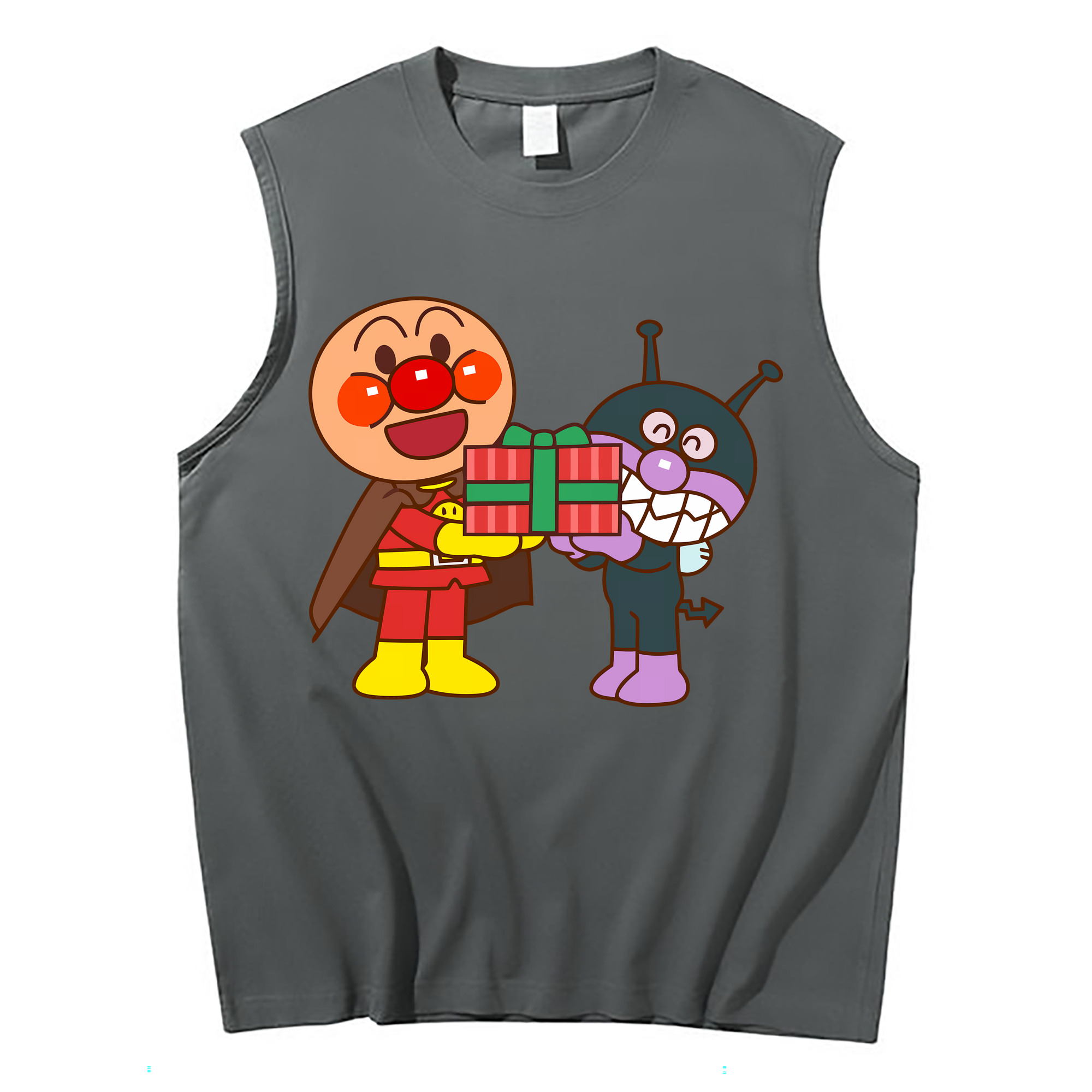 （画像用） アンパンマン Anpanman コットン100％タンクトップ（フロントプリント）